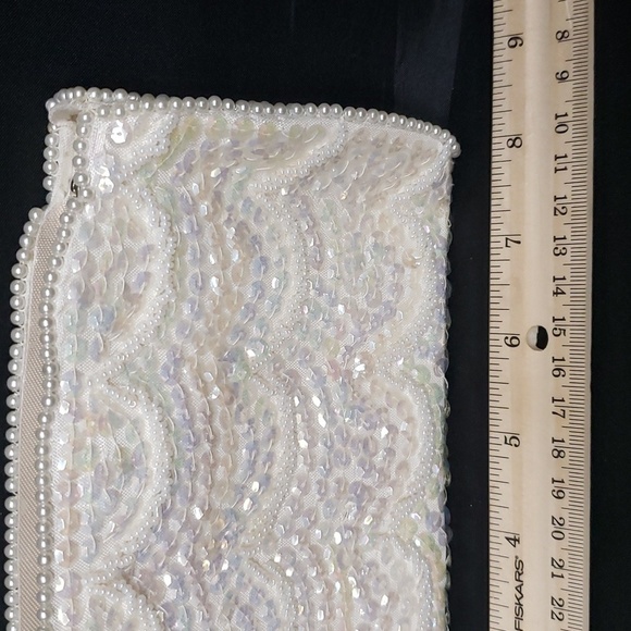 Vintage Made in Japan Sequined and Beaded Evening Bag/Clutch - Picture 7 of 10